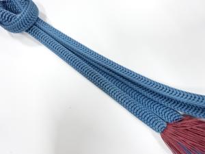 正絹　撚り房　手組帯締め